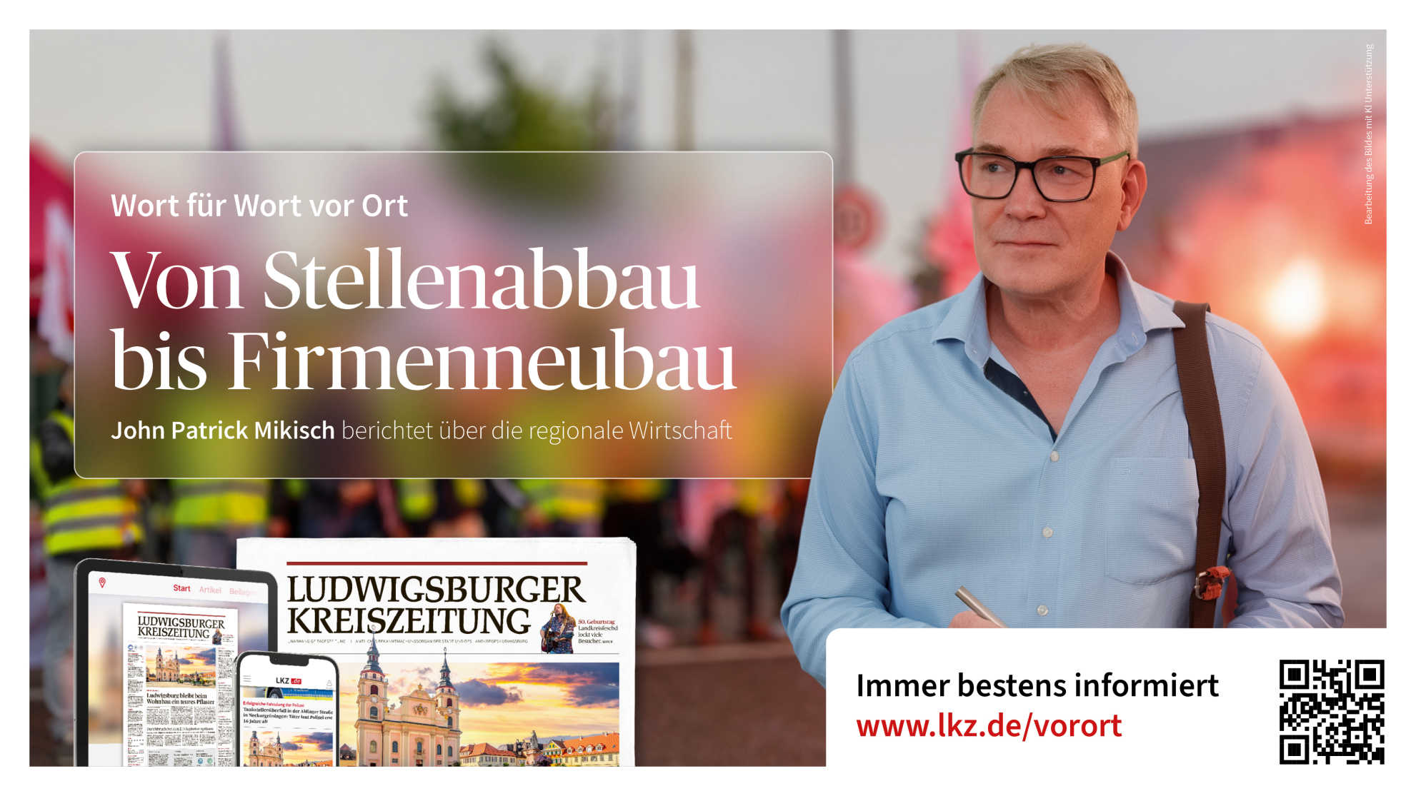 Wort für Wort vor Ort: die Ludwigsburger Kreiszeitung: regionale Wirtschaft